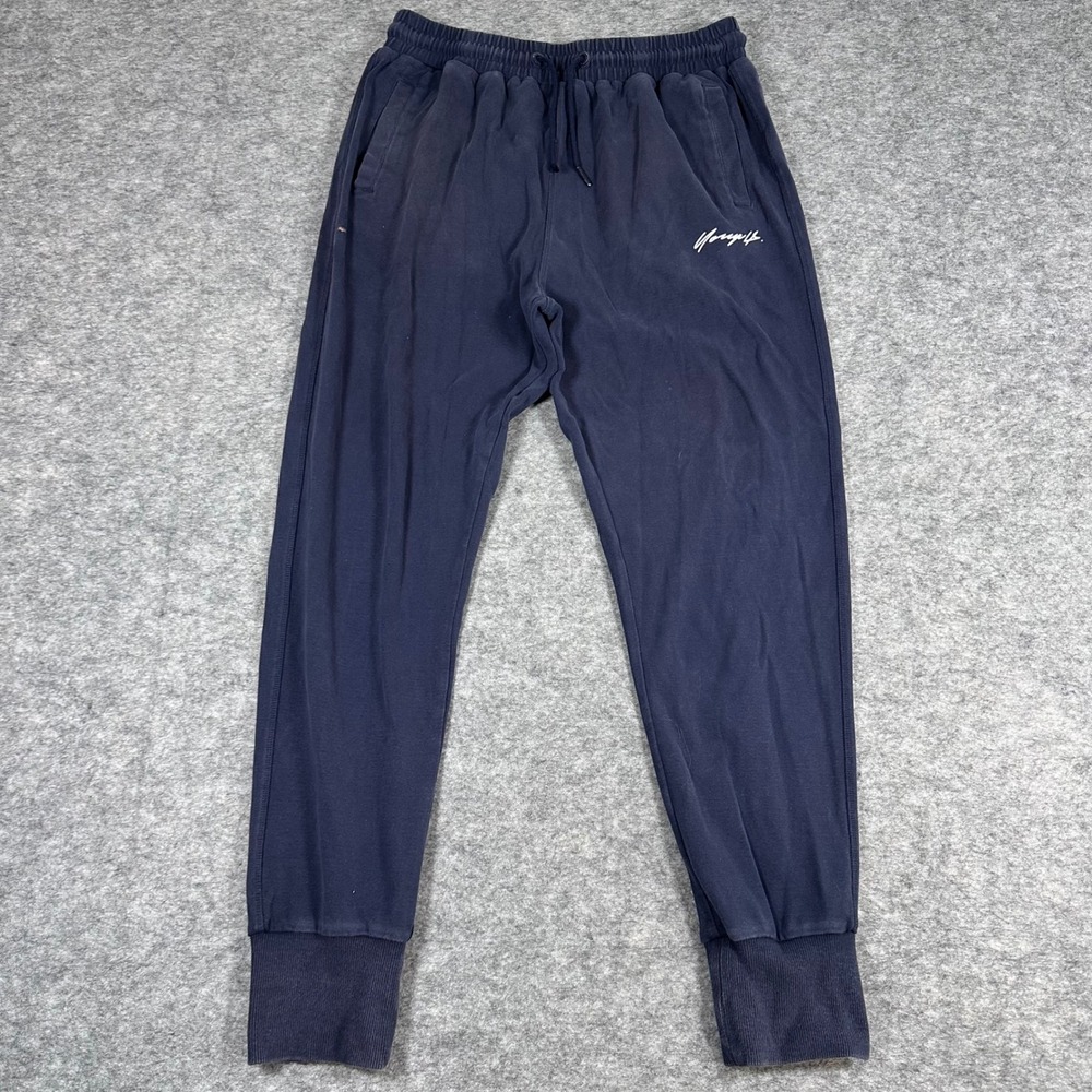 YoungLA Joggers Mens XL Navy Blue Tapered Sweatpants